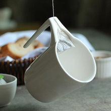 Creative Ceramic Mug with Tea Bag Holder