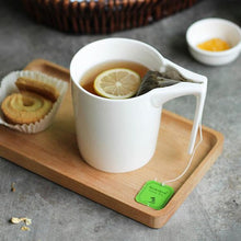 Creative Ceramic Mug with Tea Bag Holder