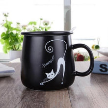Lazy Cat Ceramic Tea Cup