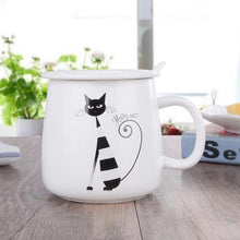 Lazy Cat Ceramic Tea Cup